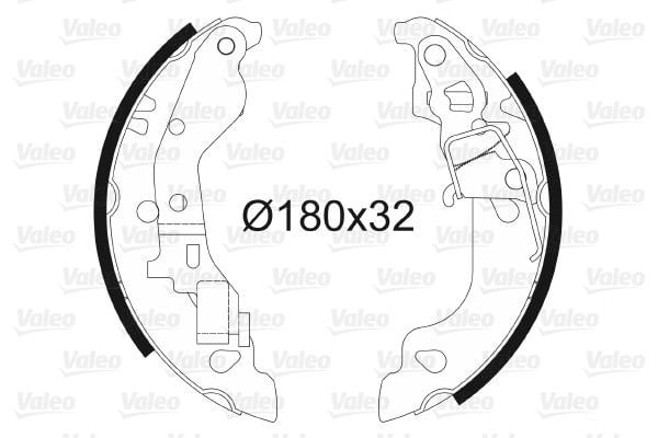 Fiat Punto 1999-2012 Arası 1.2 60 Valeo Marka Pabuçlu Balata