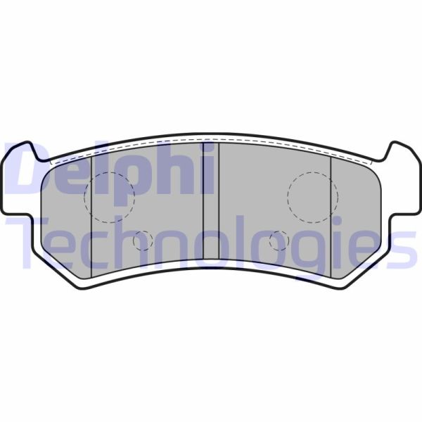 Chevrolet Nubira 2005-2011 Arası 1.4 Delphi Marka Arka Balata