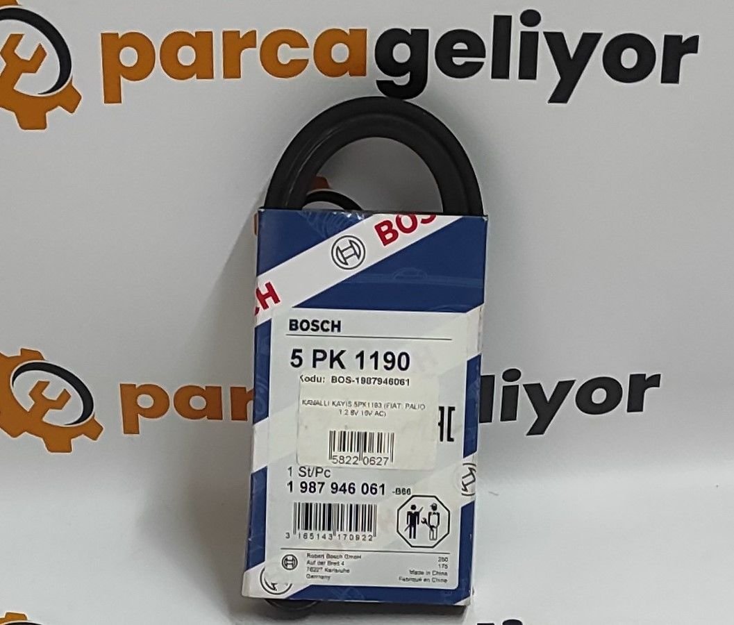 Palio 1.2 16 V Kayışı (Klimalı) 5PK1190 BOS-1987946061