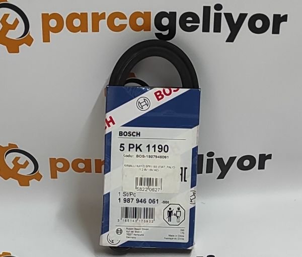 Palio 1.2 16 V Kayışı (Klimalı) 5PK1190 BOS-1987946061