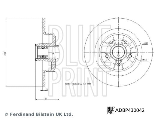 Renault Megane 2001-2012 Arası 2.0 Blueprint Marka Ön Fren Diski