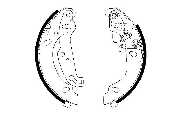 Ford Fiesta 1995-2006 Arası 1.3 i, 1.8 DI, 1.8 D, 1.4 i 16V, 1.25 i 16V, D 1.8 Bosch Marka Pabuçlu Balata