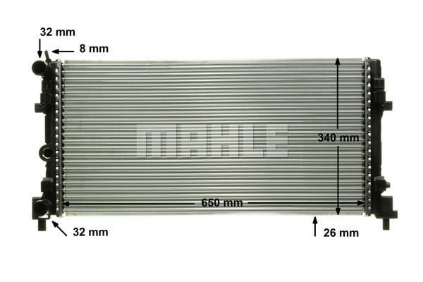 Skoda Fabia 2006-2014 Arası 1.2 12V Behr Marka Su Radyatörü