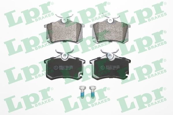 Volkswagen Golf 2003-2010 Arası 1.4 16V, 1.9 TDI, 2.0 TDI 16V LPR Marka Arka Balata