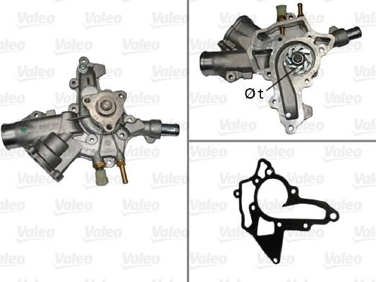 Opel Agila 2000-2007 Arası 1.0 Valeo Marka Devirdaim Su Pompası
