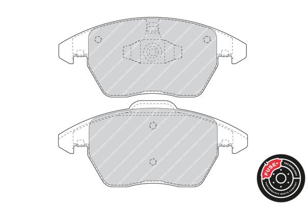 Citroen C4 2004-2014 Arası 2.0 HDi Ferodo Marka Ön Balata
