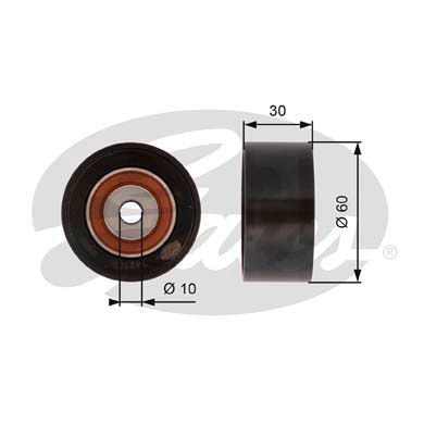 Peugeot 307 2000-2012 Arası 1.4 HDi Gates Marka Vantilatör Kayış Gergi Rulmanı