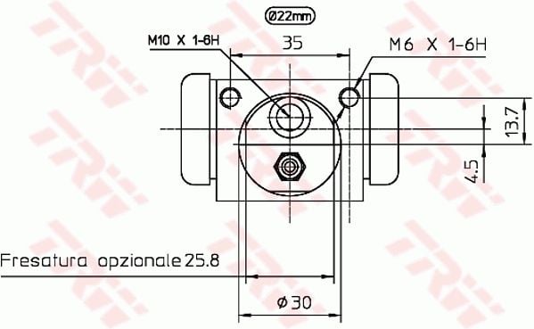 Fiat Brava 1995-2003 Arası 1.9 TD 75 S TRW Marka ABSLI Fren Silindiri