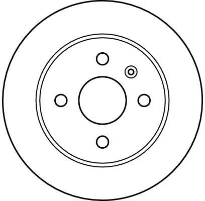 Opel Astra 1998-2014 Arası 1.2 16V, 1.8 16V, 1.6, 1.6 16V, 2.0 DI, 1.6 LPG, 1.4 LPG TRW Marka Arka Fren Diski