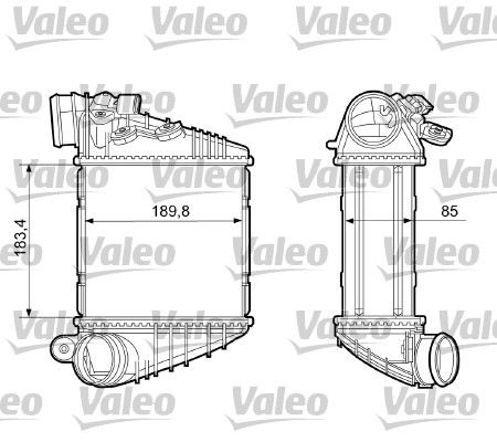 Volkswagen Golf 1997-2008 Arası 1.6, 1.9 TDI, 1.9 TDI 4motion, 1.8 T Valeo Marka Turbo Radyatörü