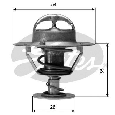 Fiat Tempra 1990-1998 Arası 1.8 i.e. Gates Marka Termostat