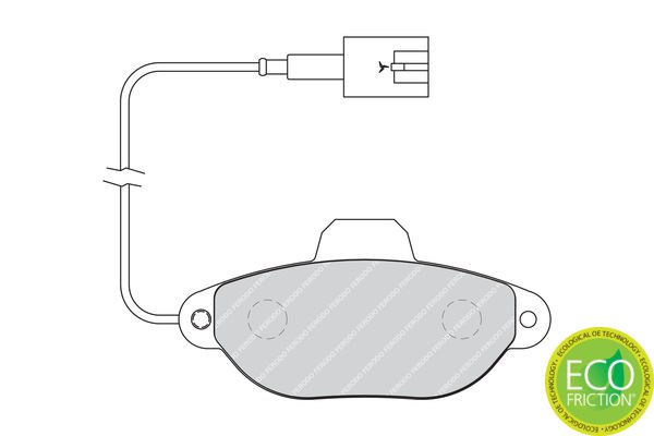 Fiat 500 2007-2011 Arası 1.2 LPG, 1.2 Ferodo Marka Ön Balata