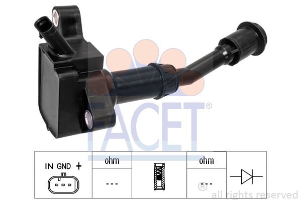 Ford Focus 2010-2014 Arası 1.5 EcoBoost Facet Marka Ateşleme Bobini