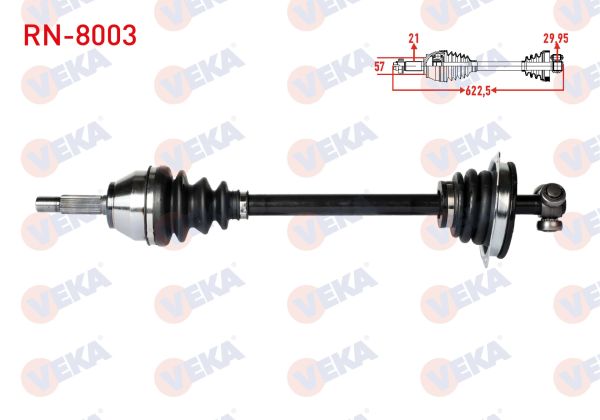 Clio II 1.4 8V Sol Aks Komple (Abs'siz) Veka RN-8003