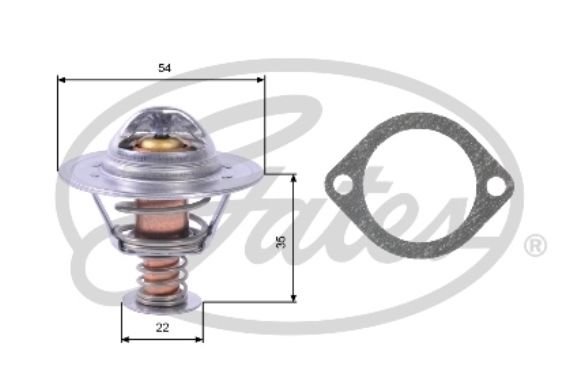 Opel Corsa 2000-2012 Arası 1.7 DTI, 1.7 DI 16V, 1.7 DTI 16V Gates Marka Termostat