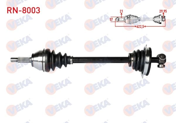 Clio II 1.5 dci Sol Aks Komple (Abs'siz) Veka RN-8003