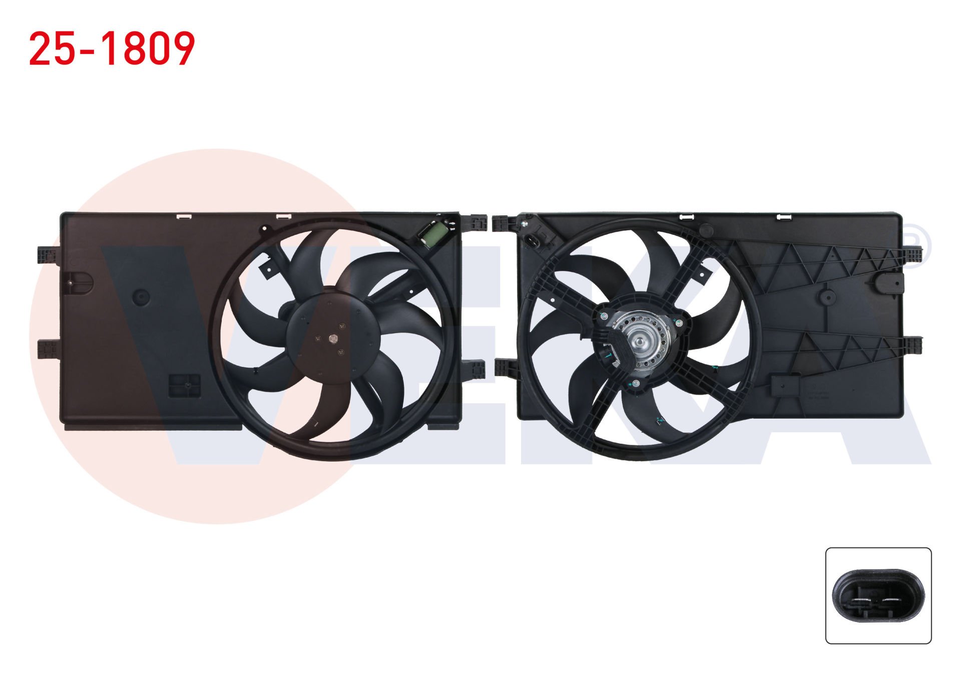 Fioirno 1.3 Fan Motoru Veka 25-1809