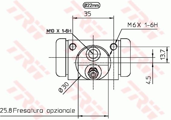 Fiat Pratico 2010-2014 Arası 1.3 D Multijet TRW Marka Fren Silindiri