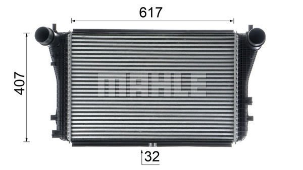 Volkswagen Golf 2004-2014 Arası 1.6 TDI Mahle Marka Turbo Radyatörü
