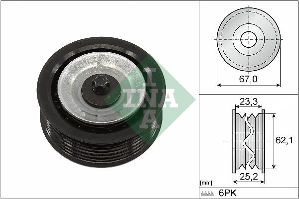 Alfa Romeo Mito 2008-2018 Arası 1.6 JTDM INA Marka Vantilatör Kayış Gergi Rulmanı