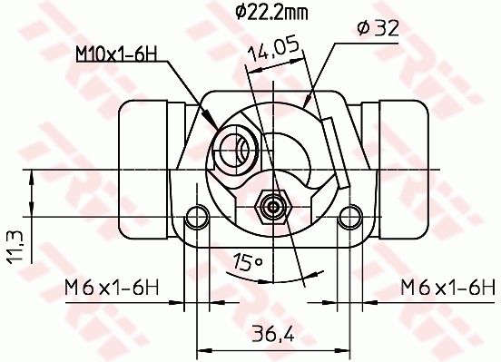 Ford Mondeo 1993-2000 Arası 1.8 TD, 1.6 i 16V, 1.8 i 16V, 2.0 i 16V TRW Marka Fren Silindiri
