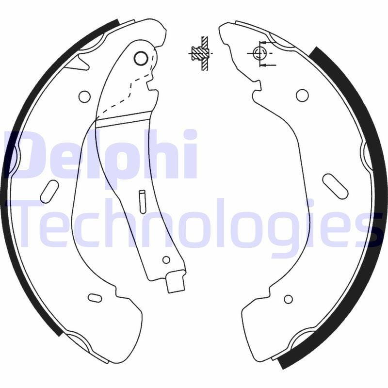 Ford Transit 2000-2006 Arası 2.0 DI Delphi Marka Pabuçlu Balata