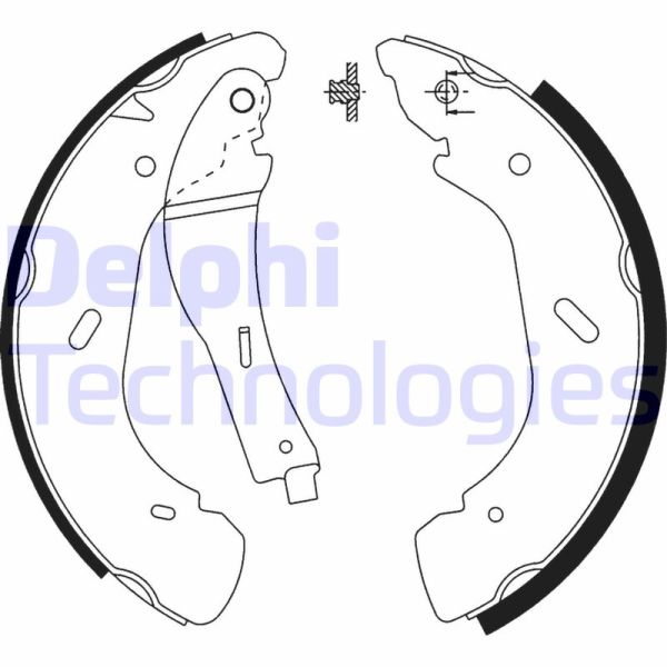 Ford Transit 2000-2006 Arası 2.0 DI Delphi Marka Pabuçlu Balata