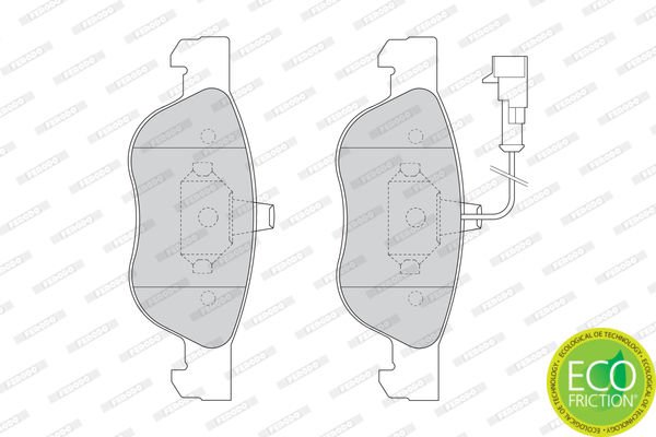 Alfa Romeo 146 1994-2001 Arası 1.9 TD Ferodo Marka Ön Fişli Balata