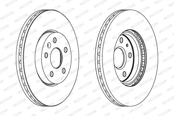 Opel Astra 2011-2015 Arası 2.0 CDTI, 1.4, 1.6 Ferodo Marka Ön Havalı Fren Diski