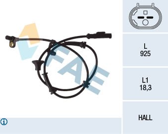 Citroen C1 2005-2018 Arası 1.4 HDi FAE Marka Arka Abs Sensörü