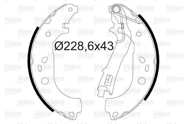 Fiat Qubo 2008-2012 Arası 1.3 D Multijet Valeo Marka Pabuçlu Balata