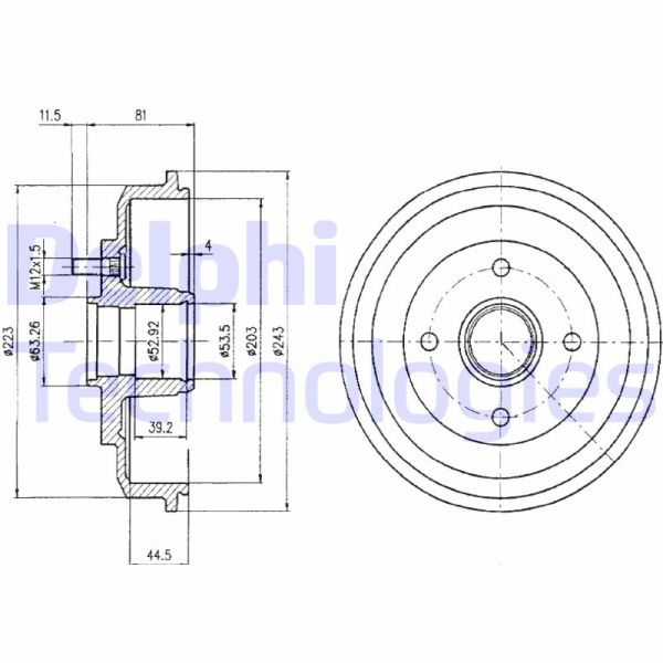 Ford Focus 1998-2009 Arası 1.4 16V Delphi Marka Kampana