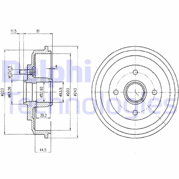 Ford Focus 1998-2009 Arası 1.6 16V Delphi Marka Kampana