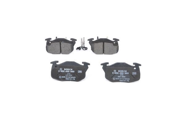 Peugeot 106 1996-2005 Arası 1.1 i, 1.5 D Bosch Marka Ön Fişli Balata