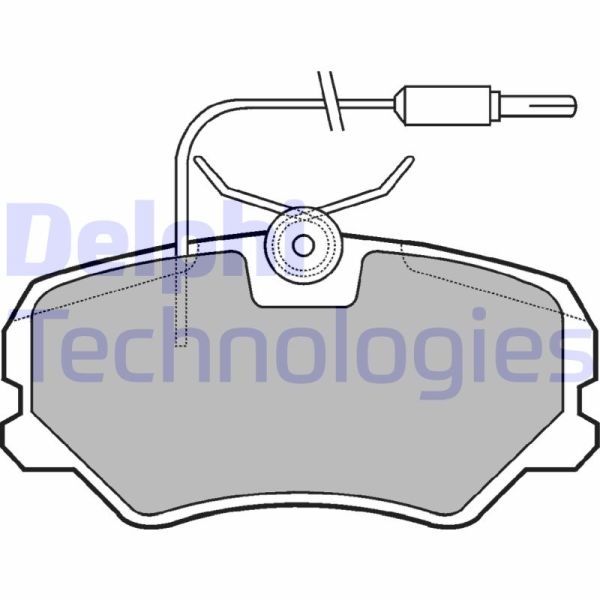 Citroen Zx 1991-1999 Arası 2.0 i 16V Delphi Marka Ön Balata