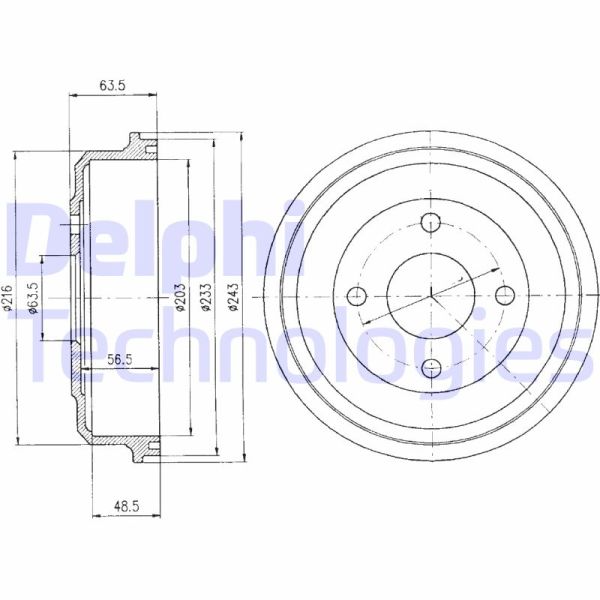 Ford Mondeo 1993-1996 Arası 1.6 i 16V Delphi Marka Kampana