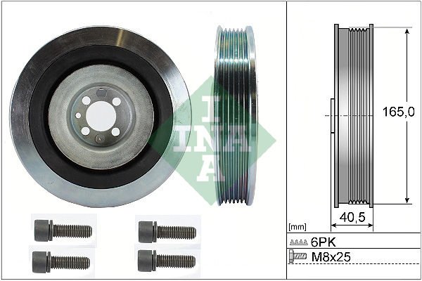 Fiat Brava 1995-2003 Arası 1.9 TD 100 S, 1.9 TD 75 S INA Marka Krank Kasnağı