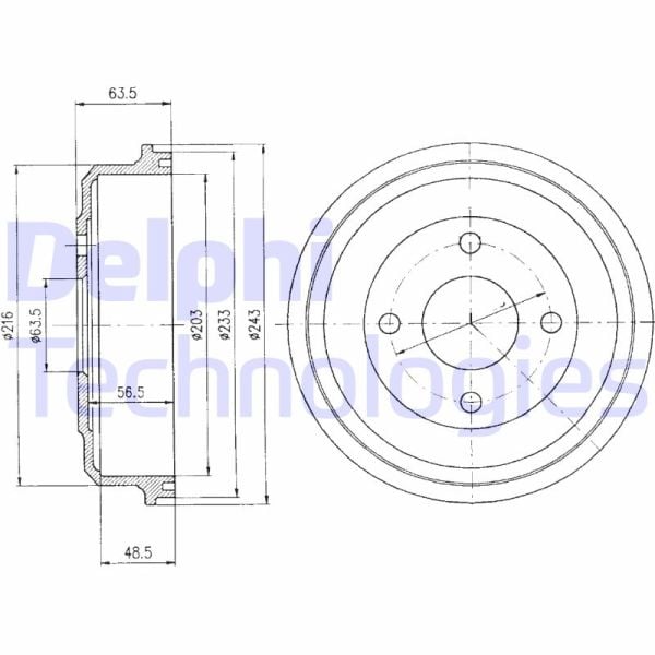Ford Mondeo 1993-1996 Arası 1.8 i 16V Delphi Marka Kampana
