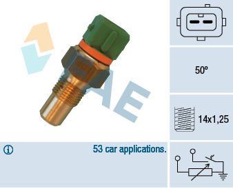 Peugeot 306 1993-2003 Arası 1.9 D, 1.9 SLD FAE Marka Hararet Müşürü