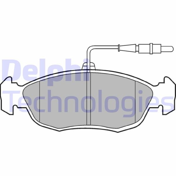 Peugeot 106 1991-1996 Arası 1.4 D, 1.6, 1.3 Delphi Marka Ön Hava Soğutmalı Diskler İçin Balata