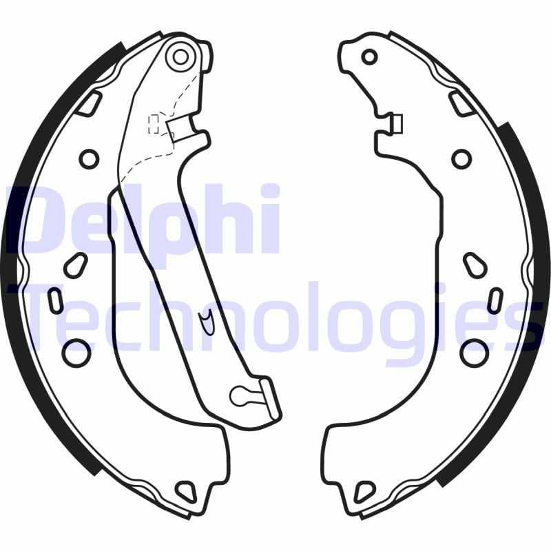 Ford Focus 2004-2013 Arası 1.6 Delphi Marka Pabuçlu Balata