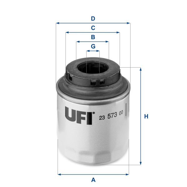 Volkswagen Passat 2005-2015 Arası 1.4 TSI EcoFuel, 1.4 TSI Ufi Marka Yağ Filtresi