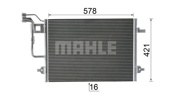 Volkswagen Passat 1996-2005 Arası 1.9 TDI, 2.3 VR5, 2.0, 1.6, 2.3 V5 Behr Marka Klima Radyatörü