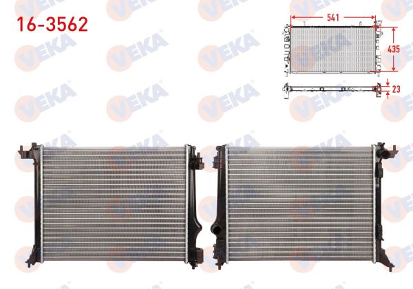 Megane IV 1.6 H4M Su Radyatörü Veka 16-3562