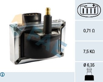 Citroen Ax 1986-1998 Arası 10 E, 14, 11, 1.3 Sport, 10 FAE Marka Ateşleme Bobini