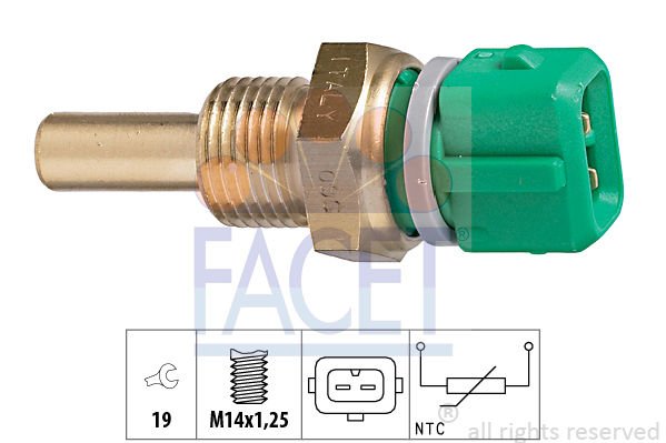 Peugeot 306 1993-2003 Arası 1.9 D, 1.9 SLD Facet Marka Hararet Müşürü