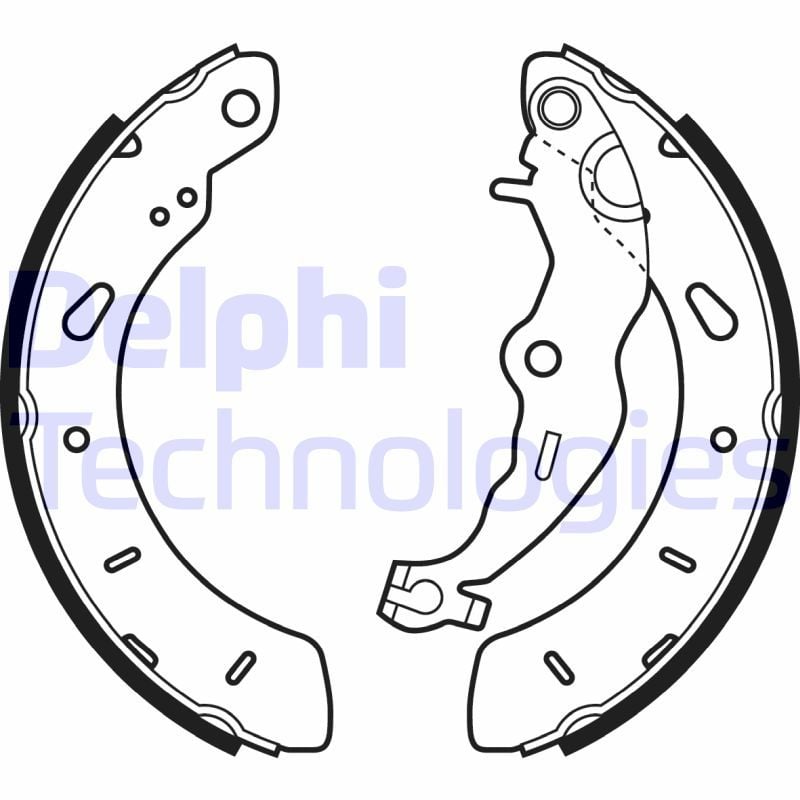 Ford Focus 2010-2014 Arası 1.6 TDCi Delphi Marka Pabuçlu Balata