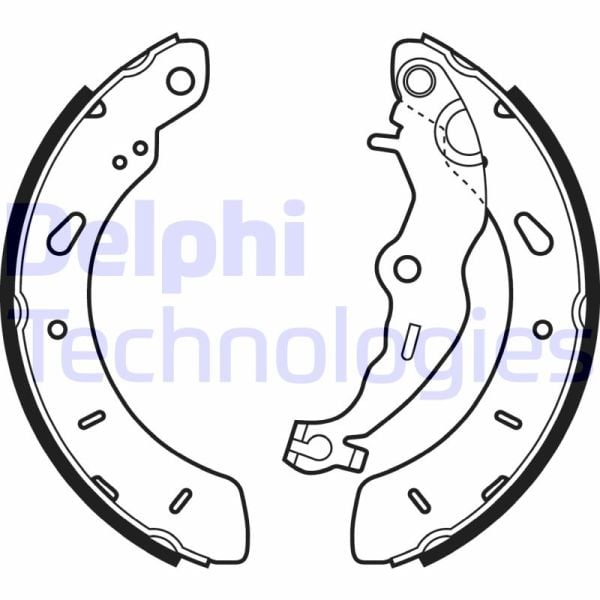 Ford Focus 2010-2014 Arası 1.6 TDCi Delphi Marka Pabuçlu Balata