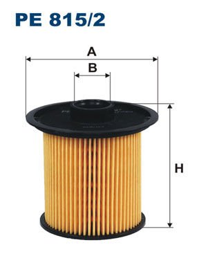 Renault Megane 1995-2008 Arası 1.9 D Filtron Marka Yakıt Filtresi
