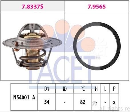 Megane IV 1.6 H4M Termostat Contalı Facet FCT-7.8334